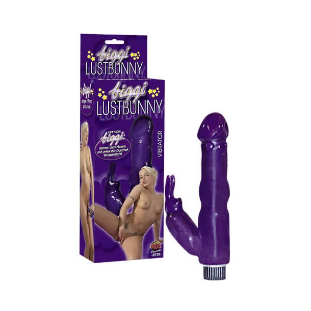 Biggi Lustbunny - Vibrator med Klitorisstimulator