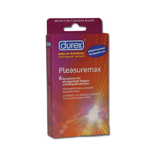 Durex Pleasuremax 6 stk