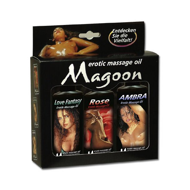 Magoon Massageolie st - 3 x 100 ml