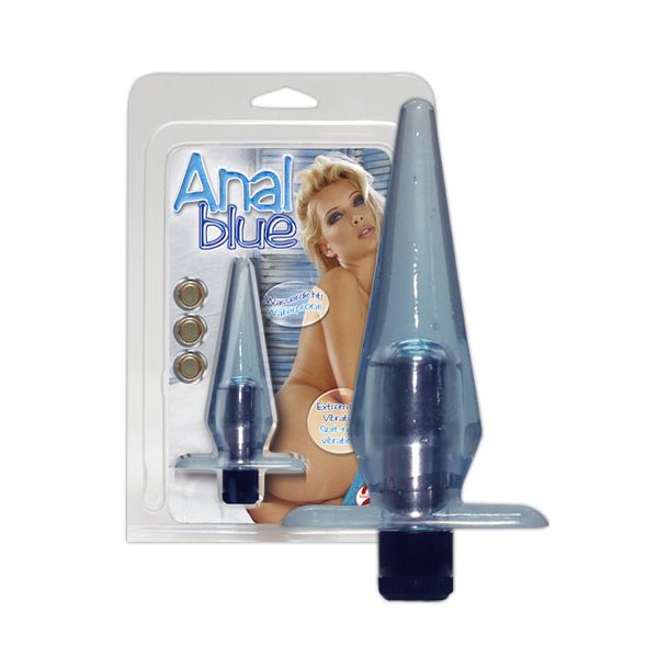 Anal Blue vibrator Buttplug