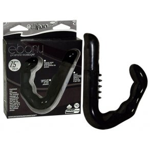 Ebony Prostate Vibrator og Massagestav