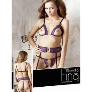 BH og Trusse-set med Hofteholder i Lilla