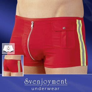 Herre Pants Fireman i Rd