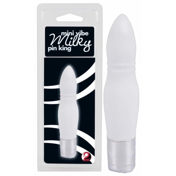 Mini Vibe Milky Pin King Vibrator