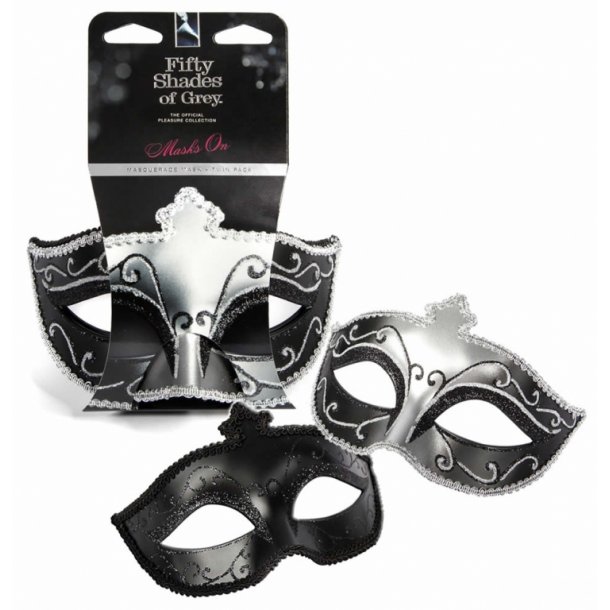 Fifty Shades Of Grey - Masks On med 2 Masker