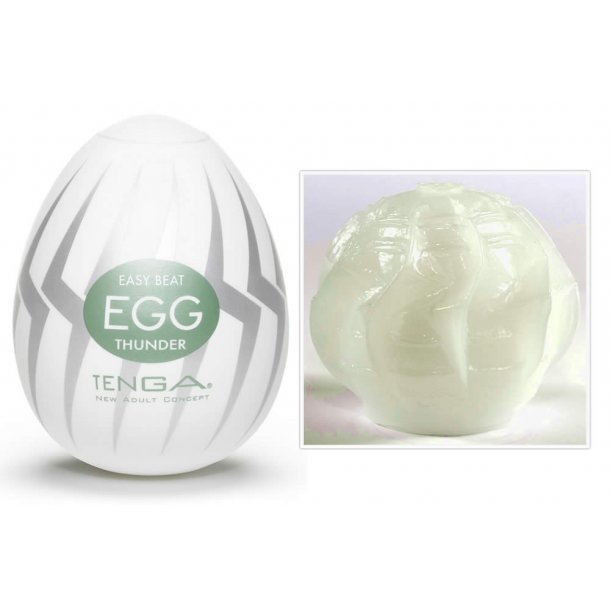 TENGA EGG  THUNDER - Onani Hndjob til Mnd