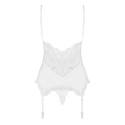 Obsessive Mia Blonde Bustier med Strmpeholdere