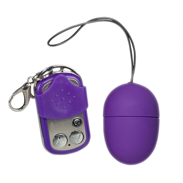 Purple & Silky trådløs vibrator æg